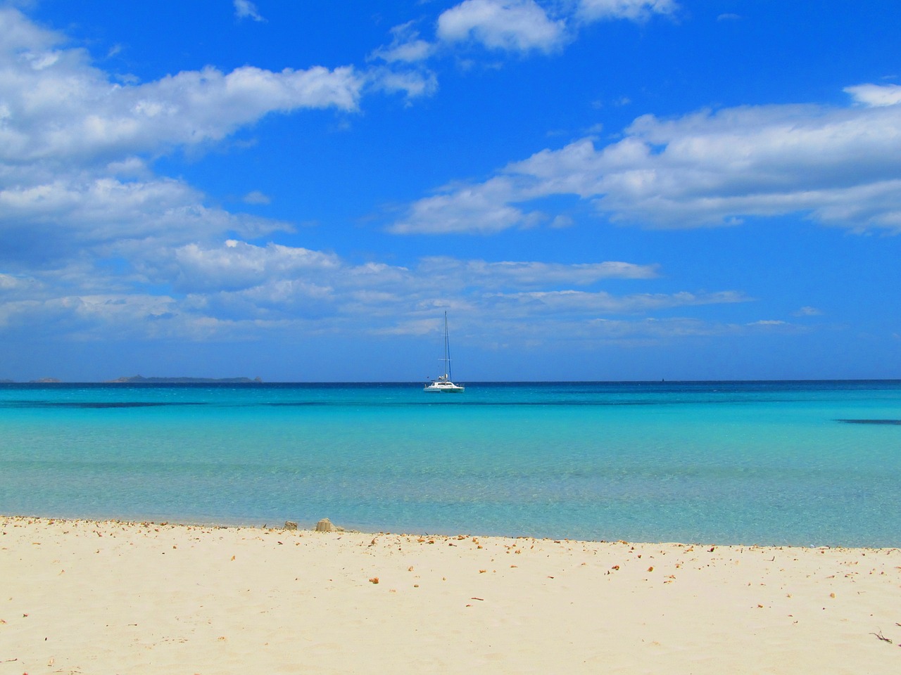 sardinia beach sea free photo