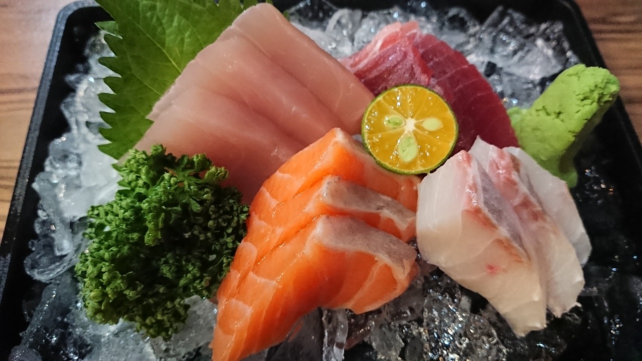 sashimi  japanese  raw fish free photo