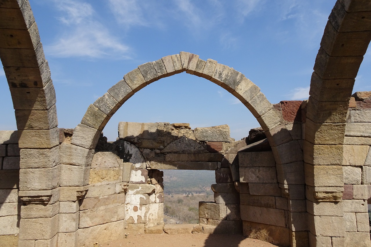 sat kaman  seven arcs  champaner-pavagadh free photo