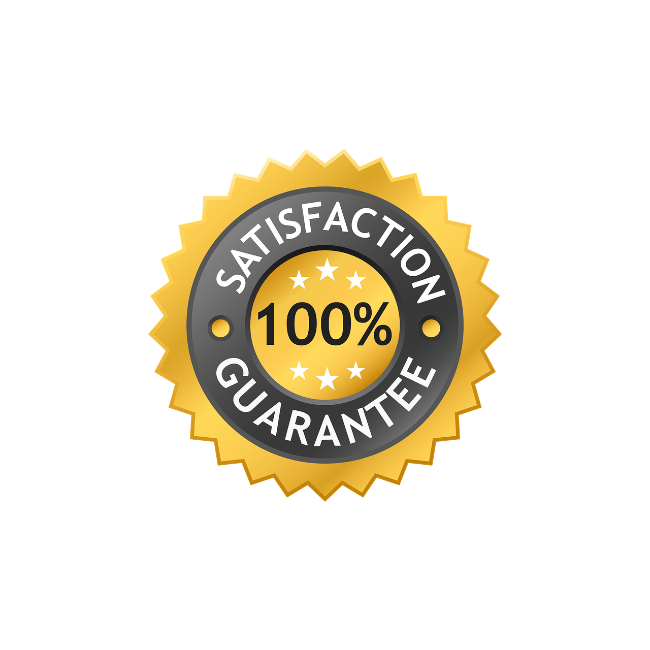 satisfaction label guarantee label 100 satisfaction free photo