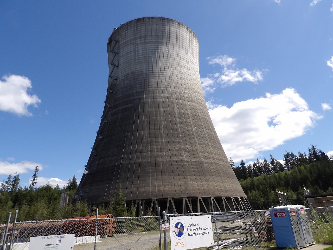 satsop nuclear concrete free photo