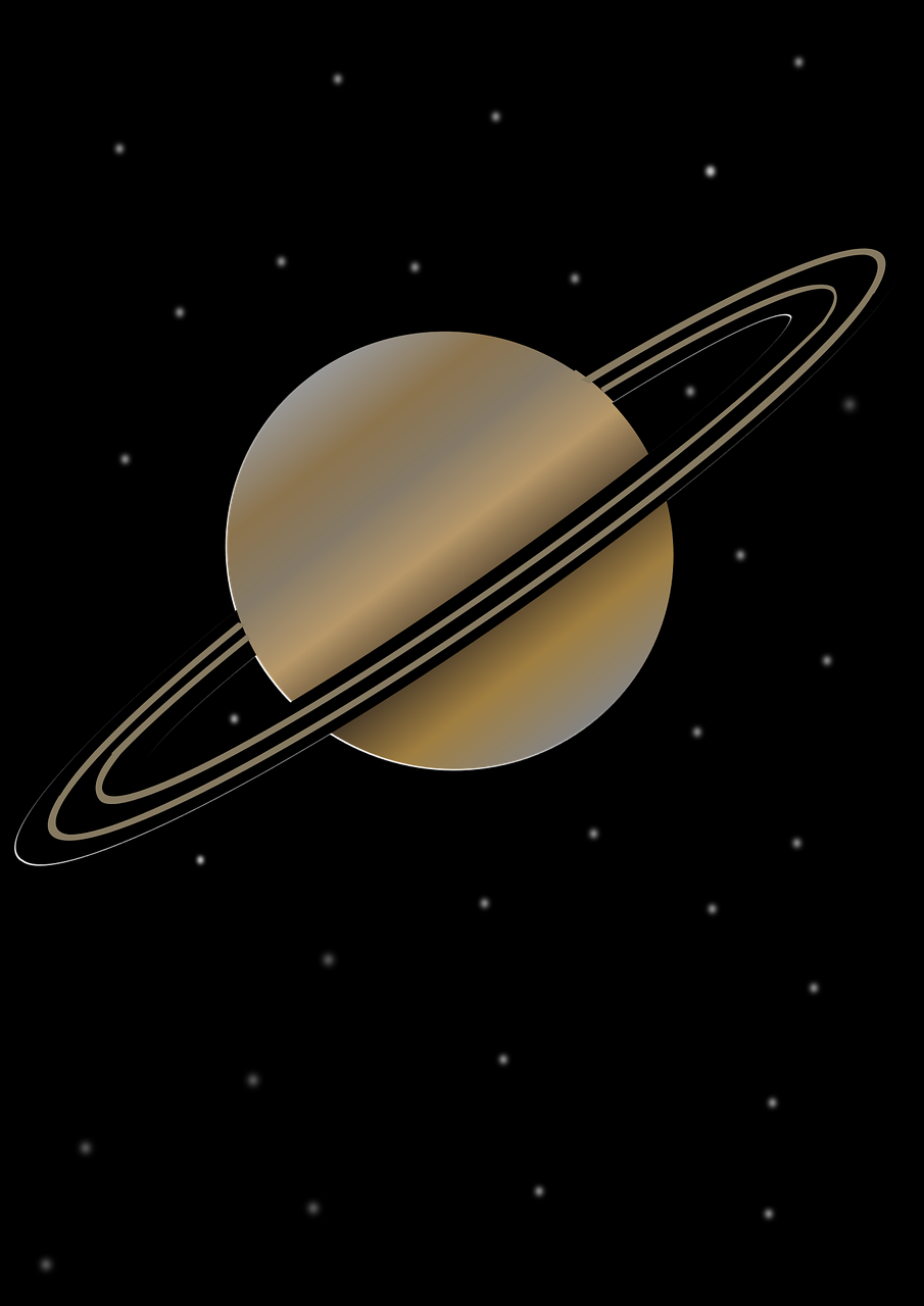 saturn planet space free photo