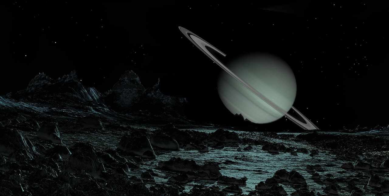saturn space science fiction free photo