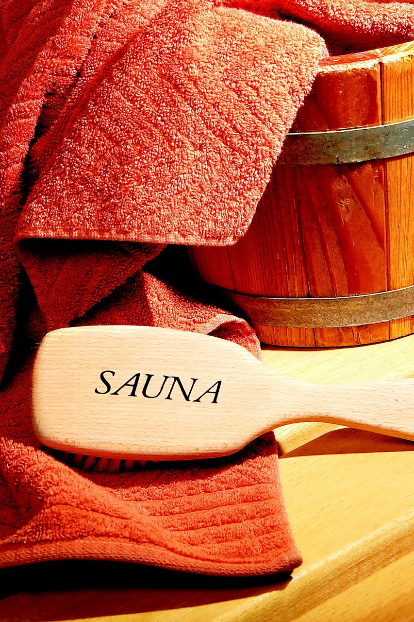 sauna brush bucket free photo