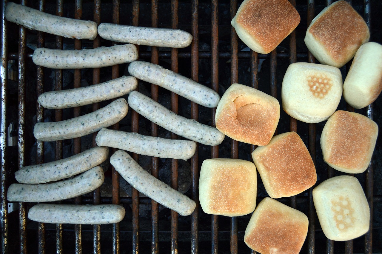 sausage grill barbecue free photo