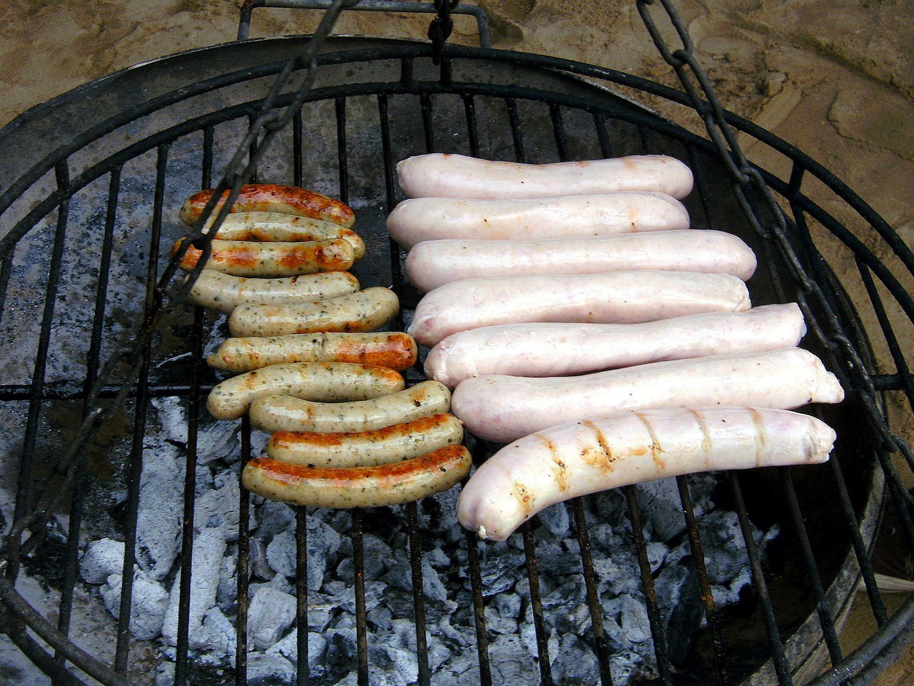 sausage bratwurst barbecue free photo