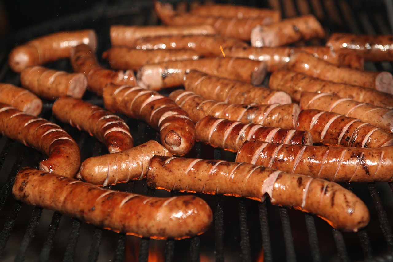 sausage  grill  barbecue free photo