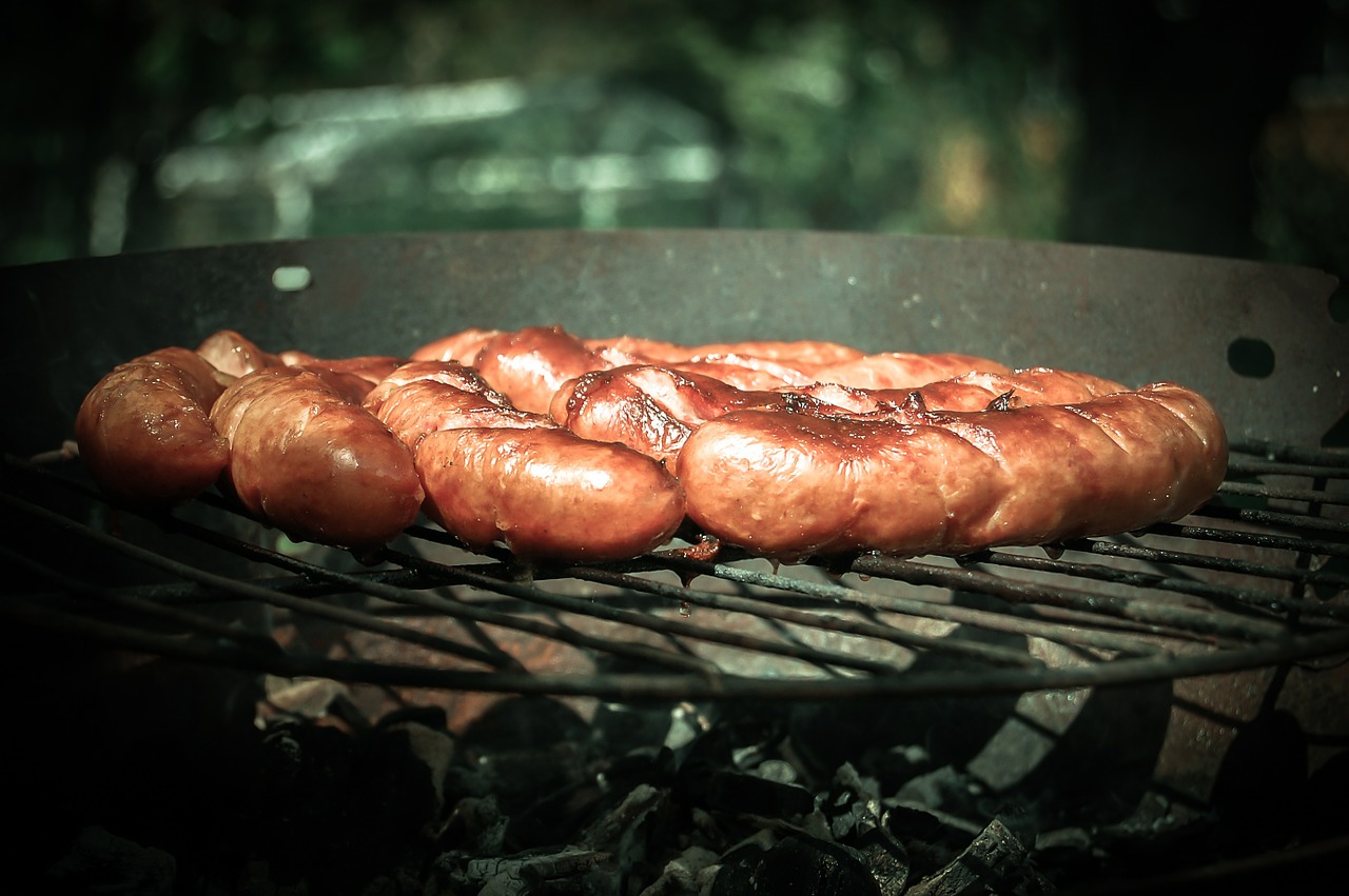 sausage sausages grill free photo