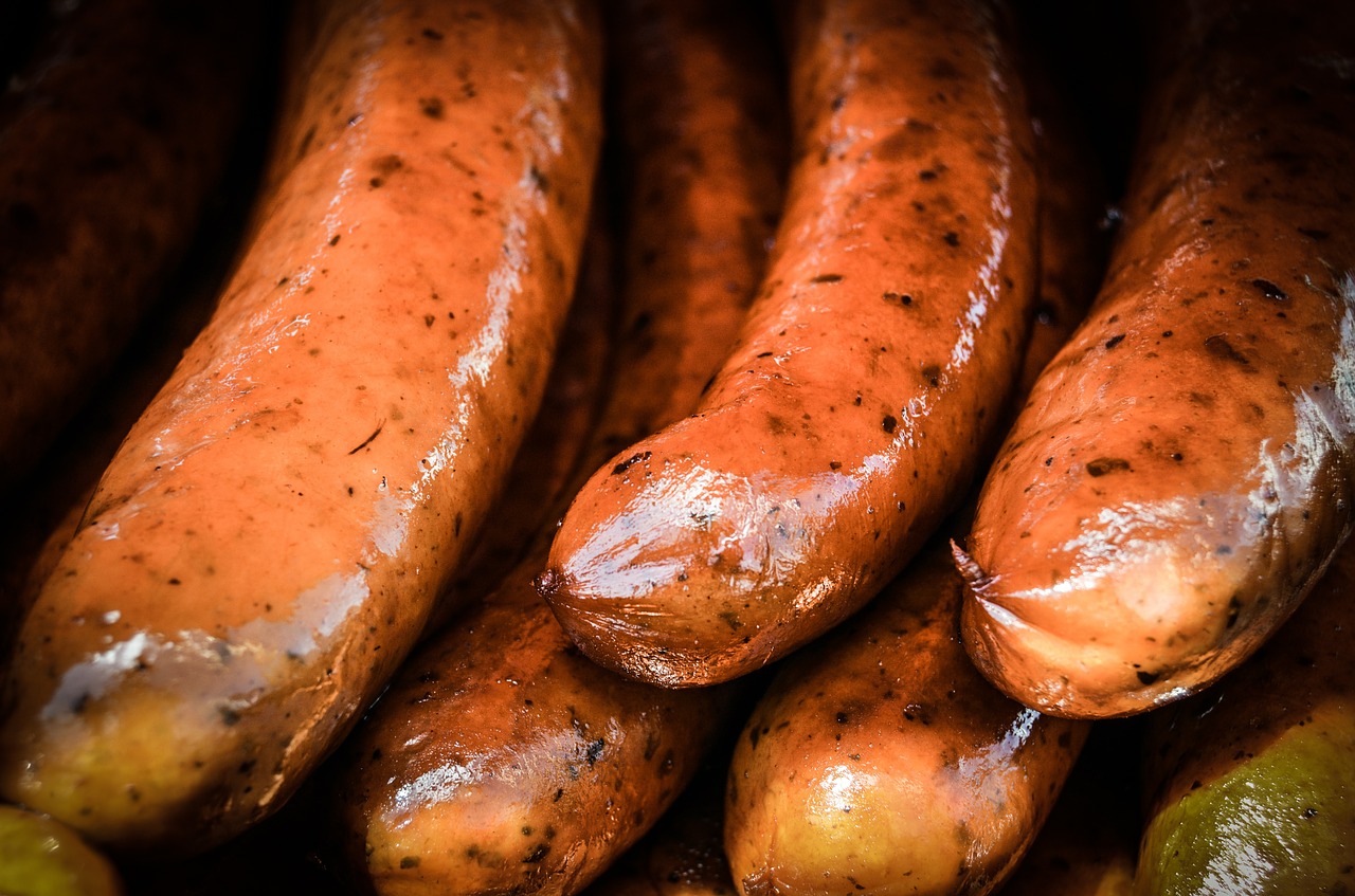 sausage sausages grill free photo