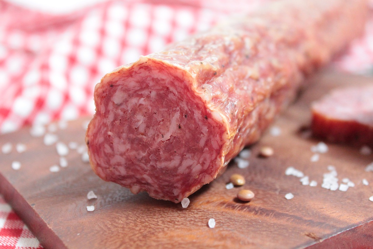 sausage food meat free photo