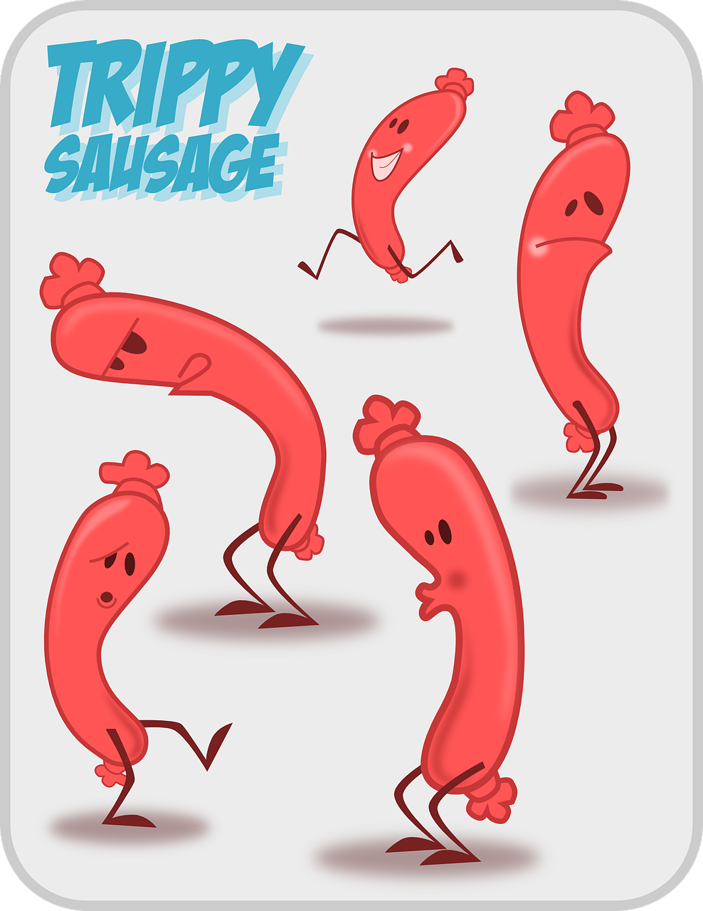 sausages funny draw free photo
