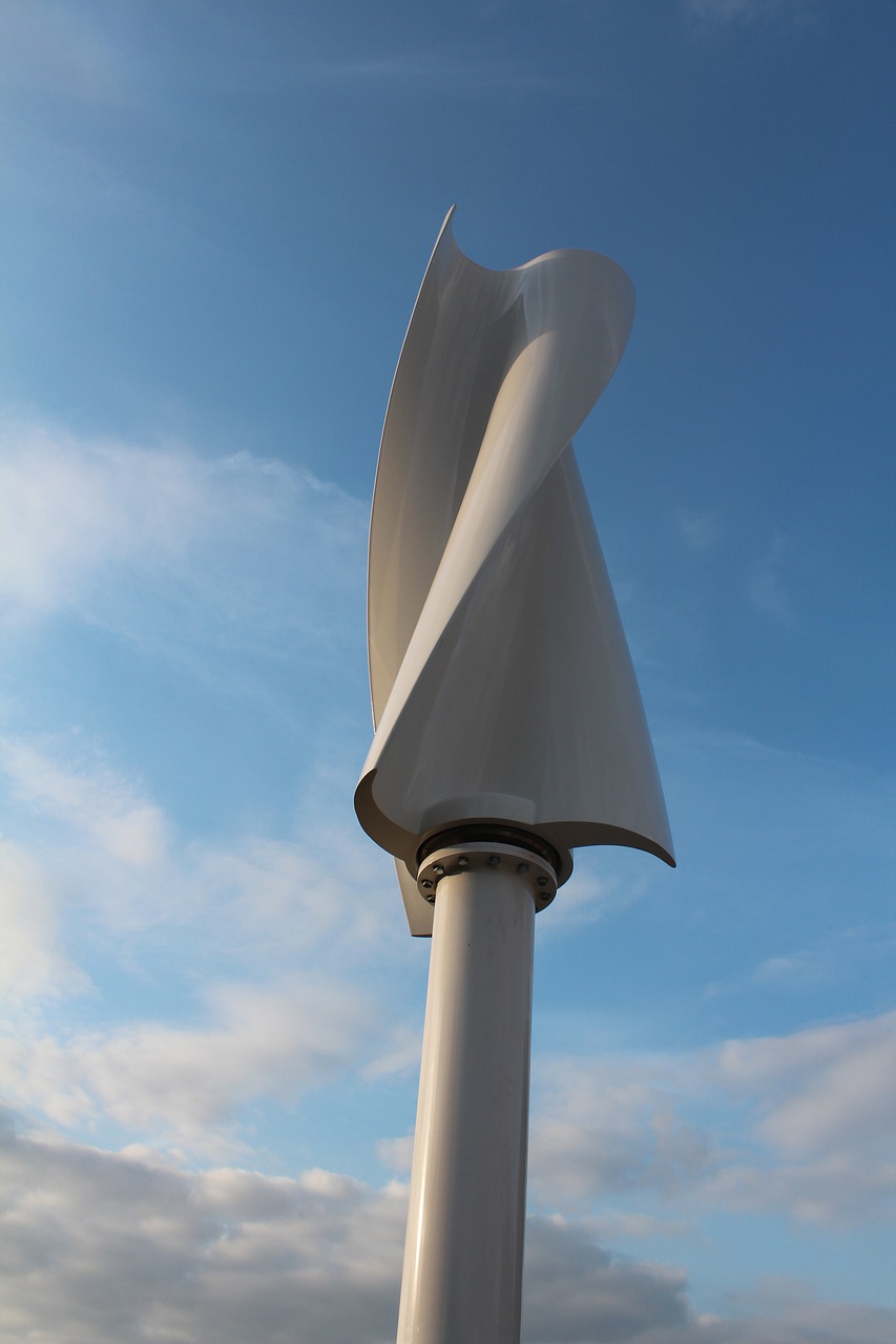 savonius rotor vertical wind turbine advertising wind system free photo