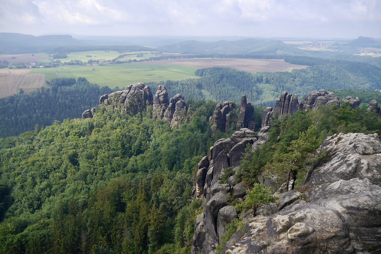 saxon switzerland bastei saxony free photo