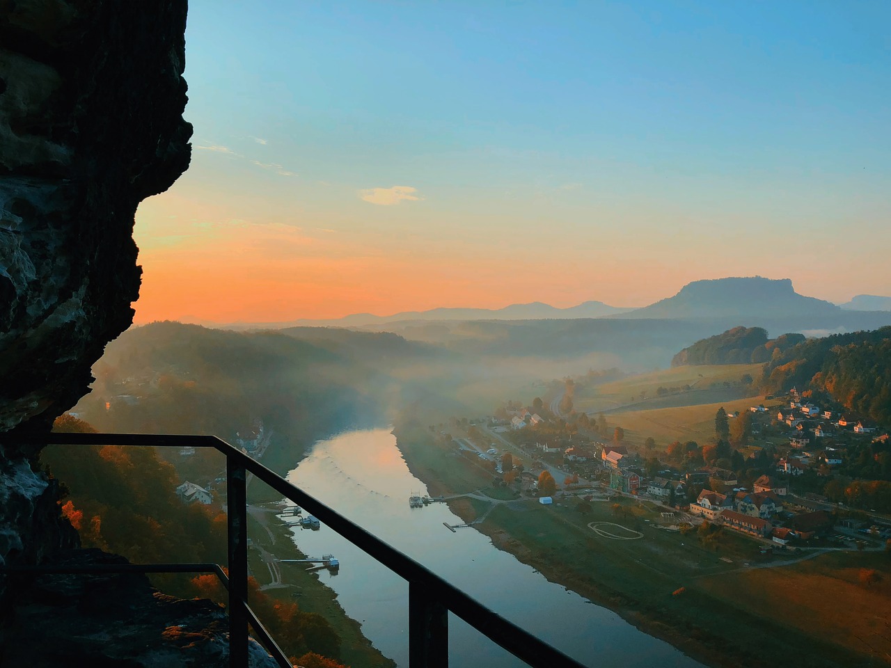 saxon switzerland  landscape  nature free photo