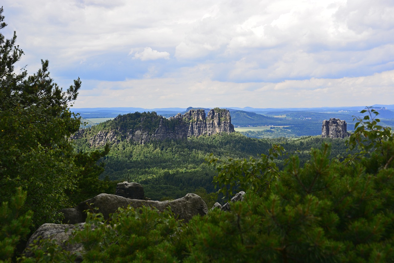 saxony mountains nature free photo