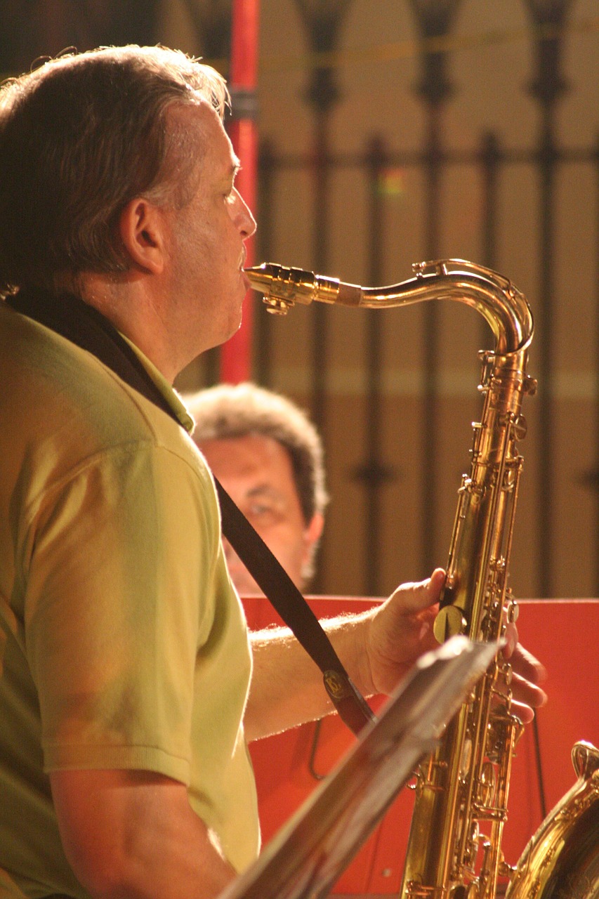 saxophone music musician free photo