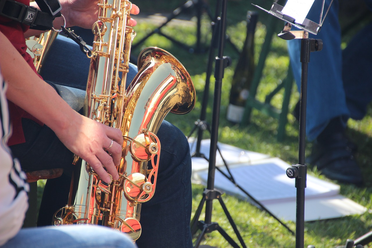 saxophone music concert free photo