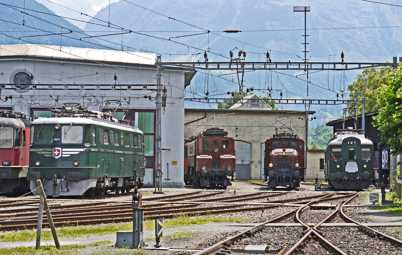 sbb historic depot of erstfeld uri free photo