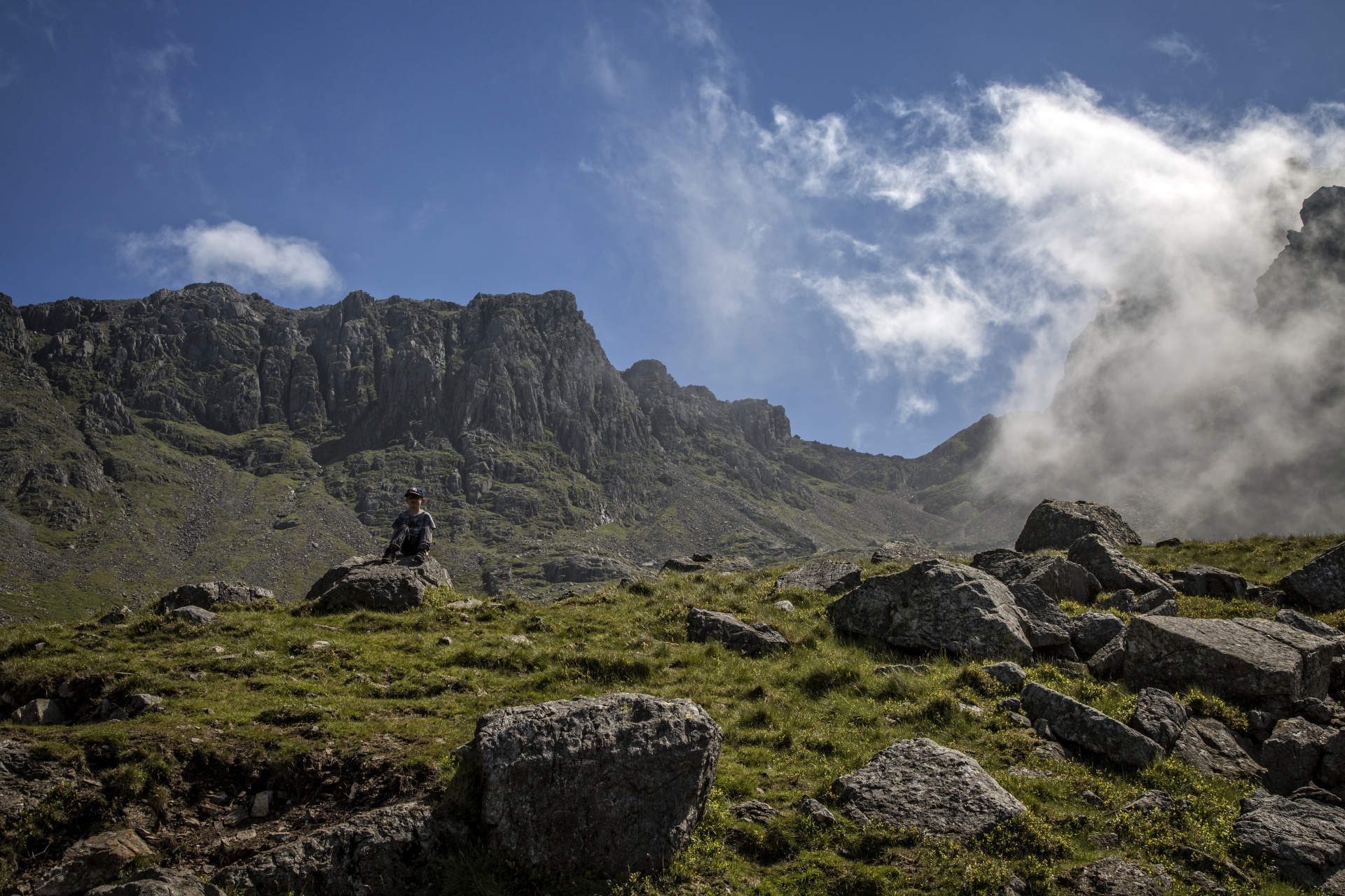 mountain top hiking free photo