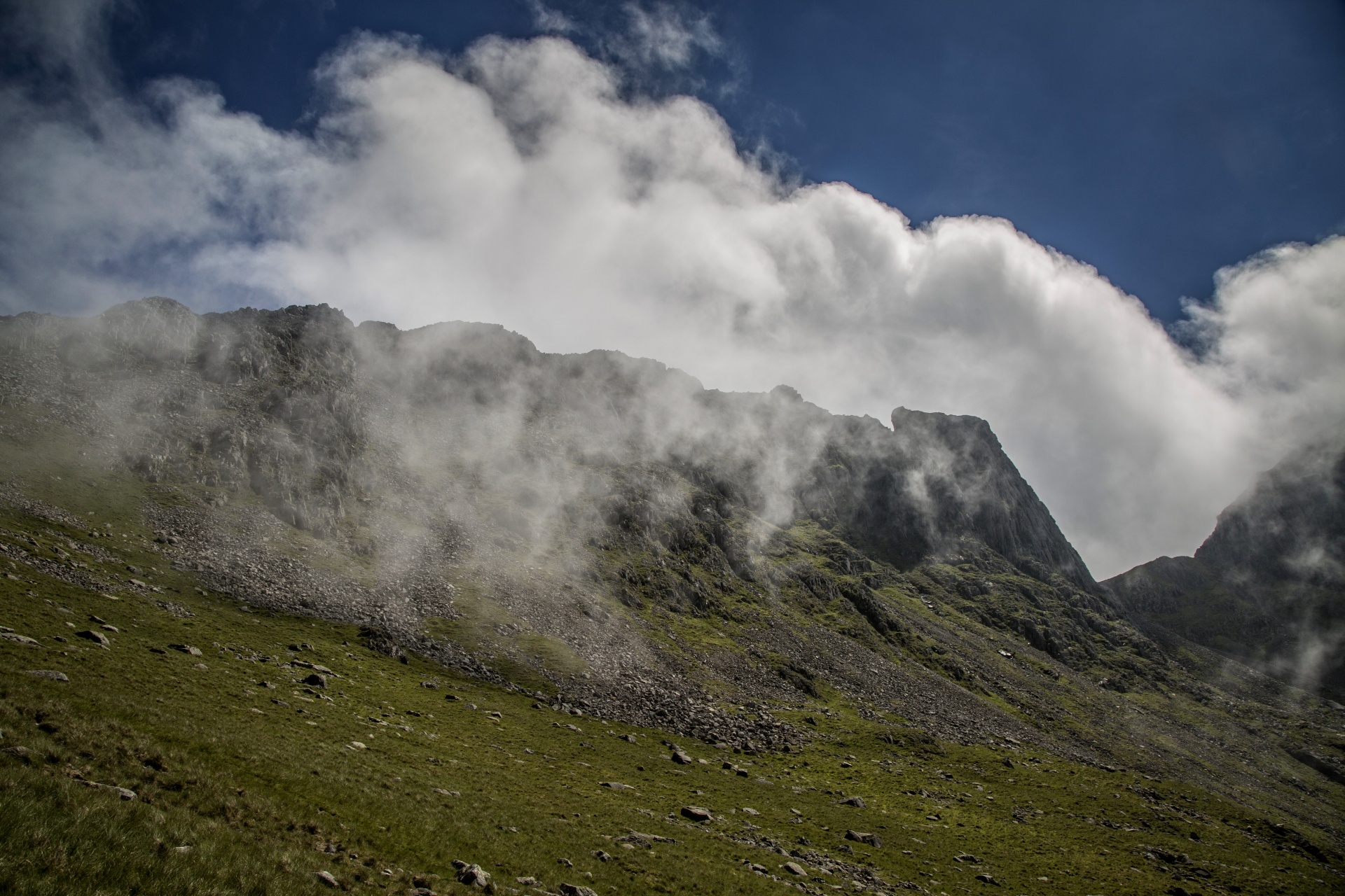 mountain top hiking free photo