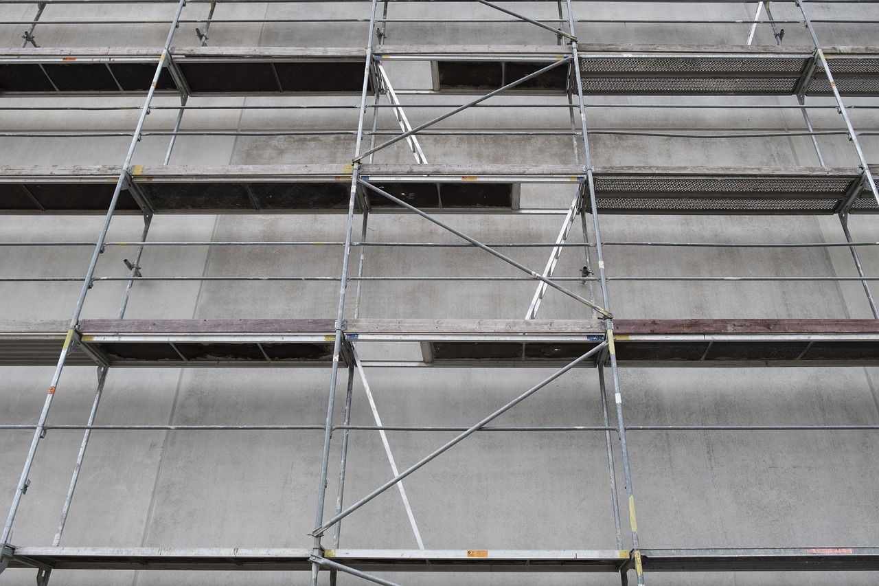 scaffold scaffolding site free photo