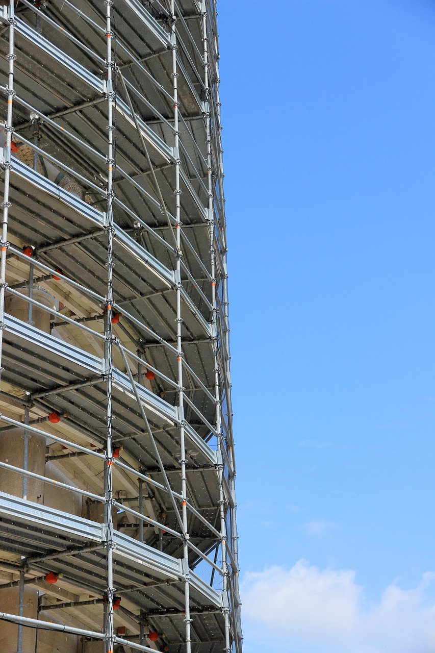 scaffold architecture site free photo