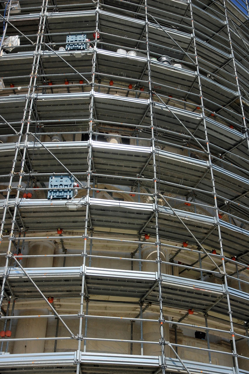 scaffold architecture site free photo