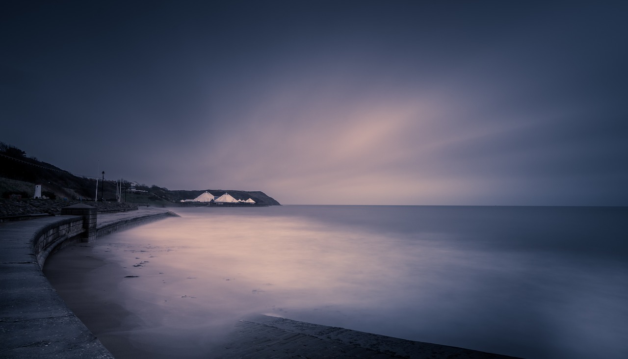 scarborough long exposure yorkshire free photo