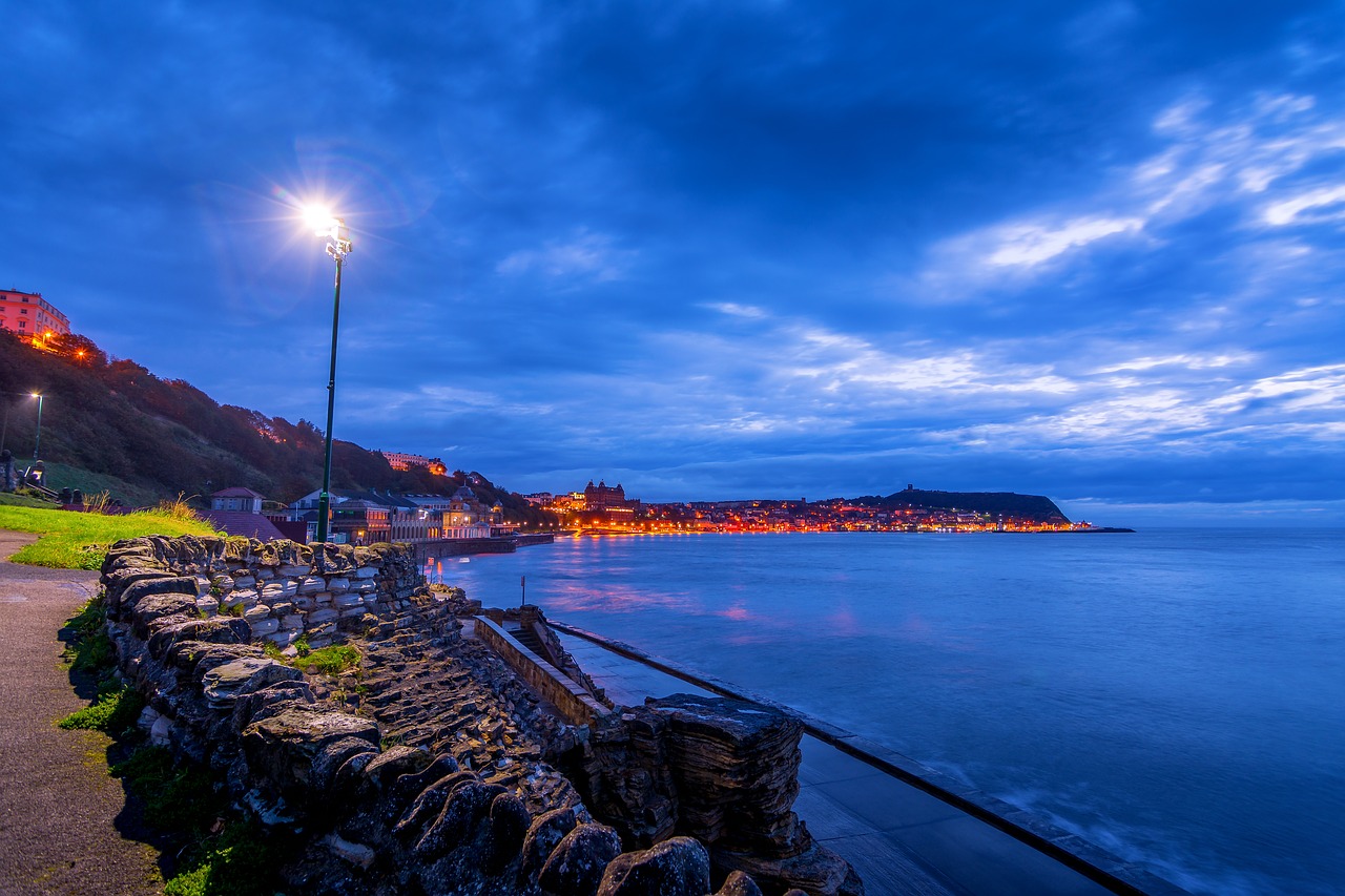 scarborough yorkshire first light free photo