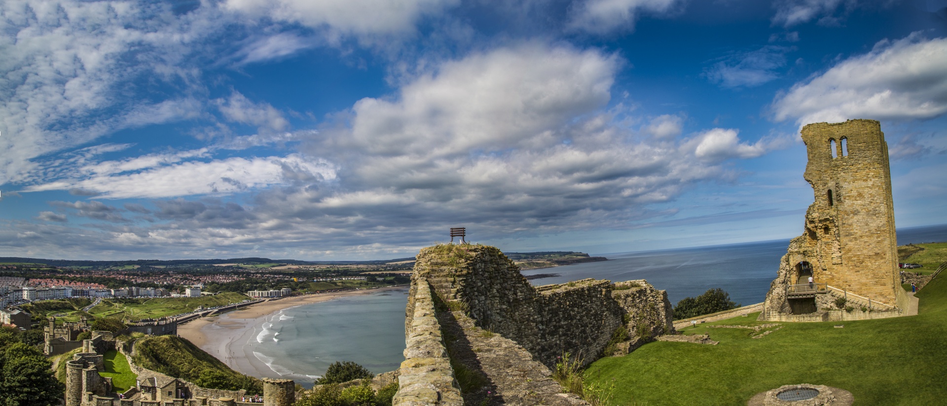 castle scarborough - uk cliff free photo