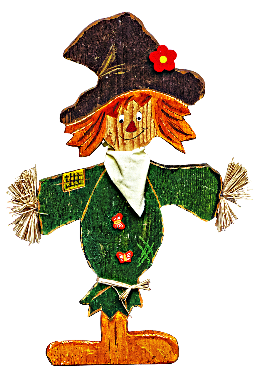 scarecrow holzfigur figure free photo