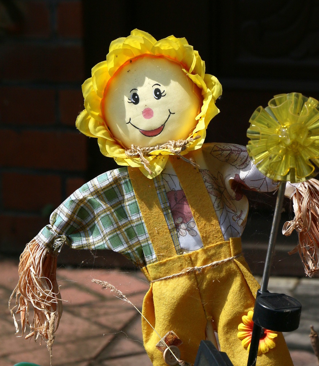 scarecrow  cabbage patch doll  summer free photo