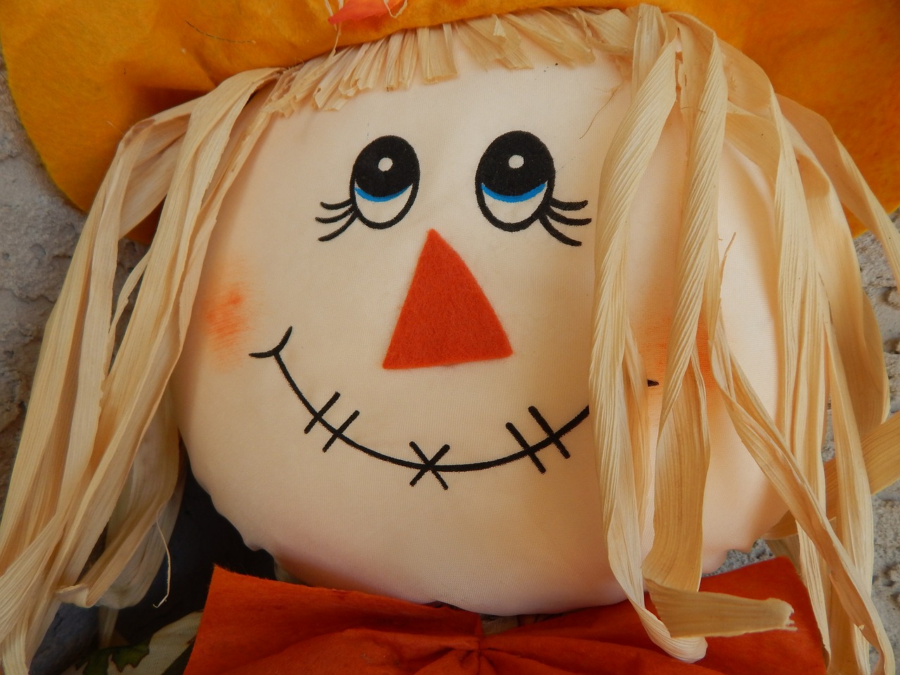 scarecrow doll face free photo