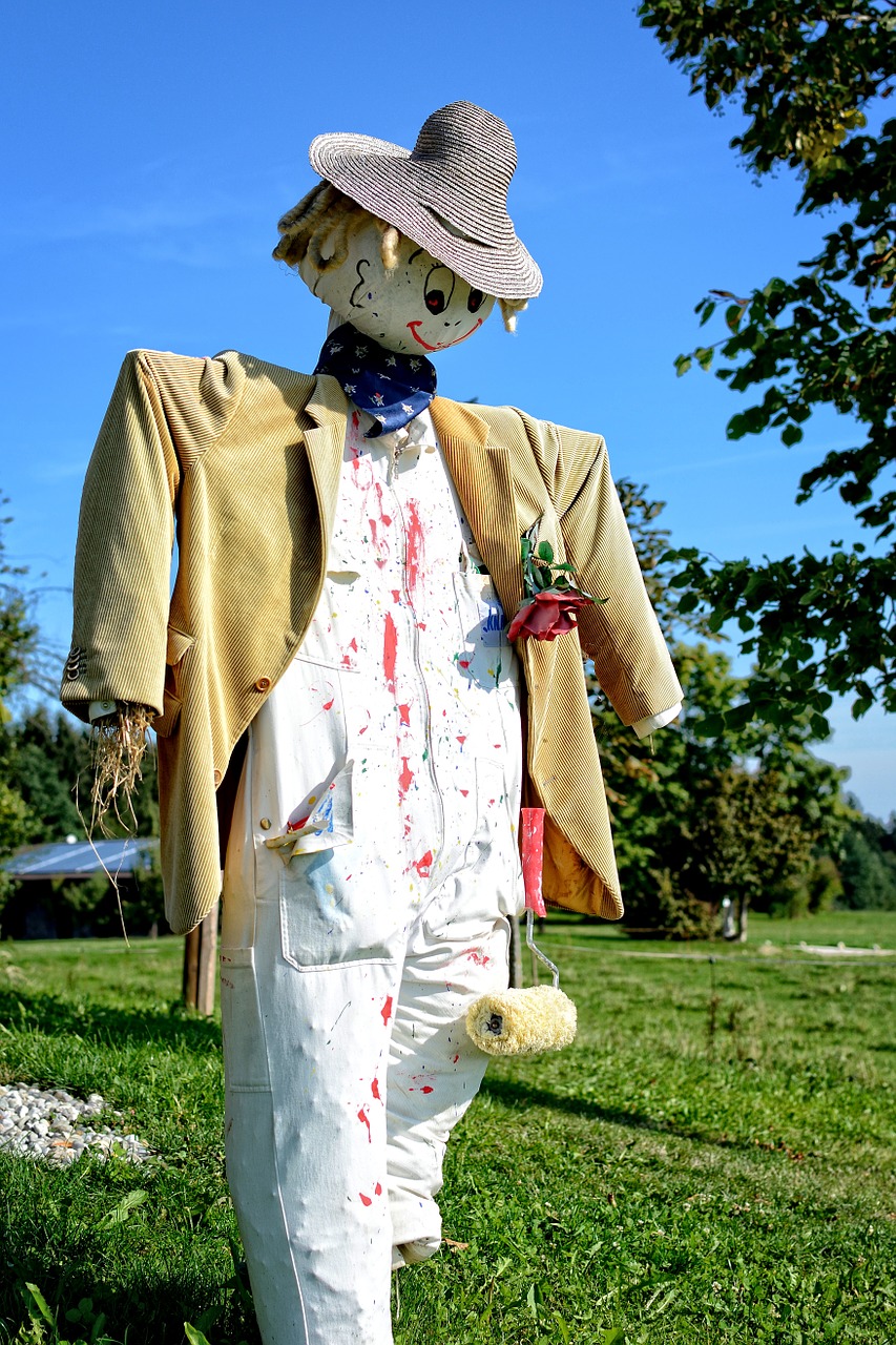 scarecrow woman of straw figure free photo