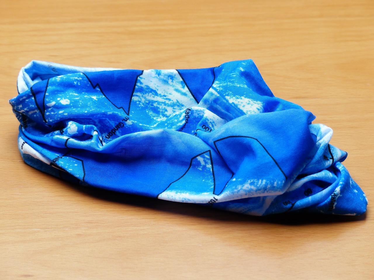 scarf blue colorful free photo