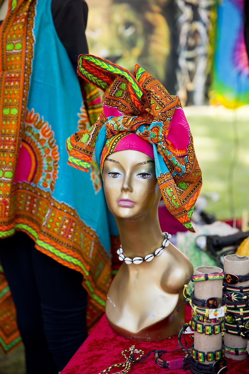 scarf africaan woman scarf african free photo