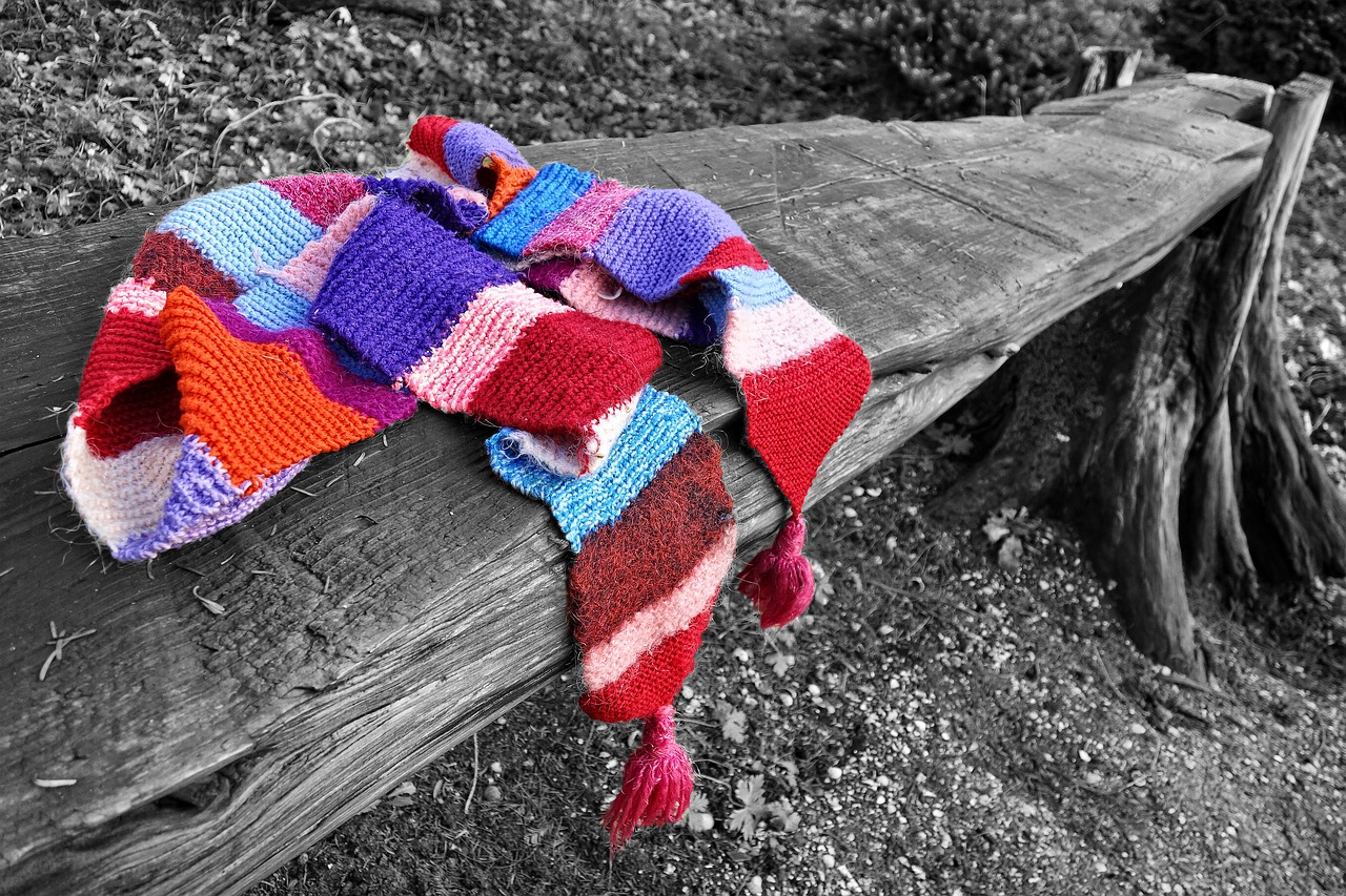 scarf woolen woolen scarf free photo