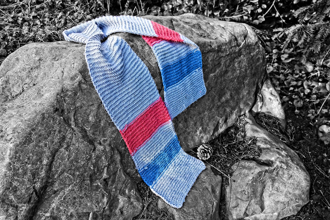 scarf woolen scarf knitwear free photo
