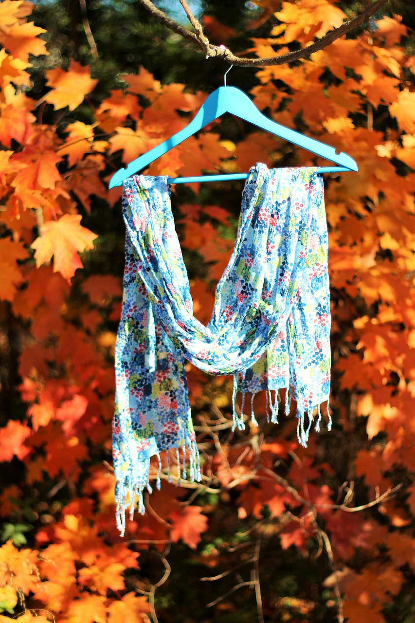 scarf fashion colorful free photo