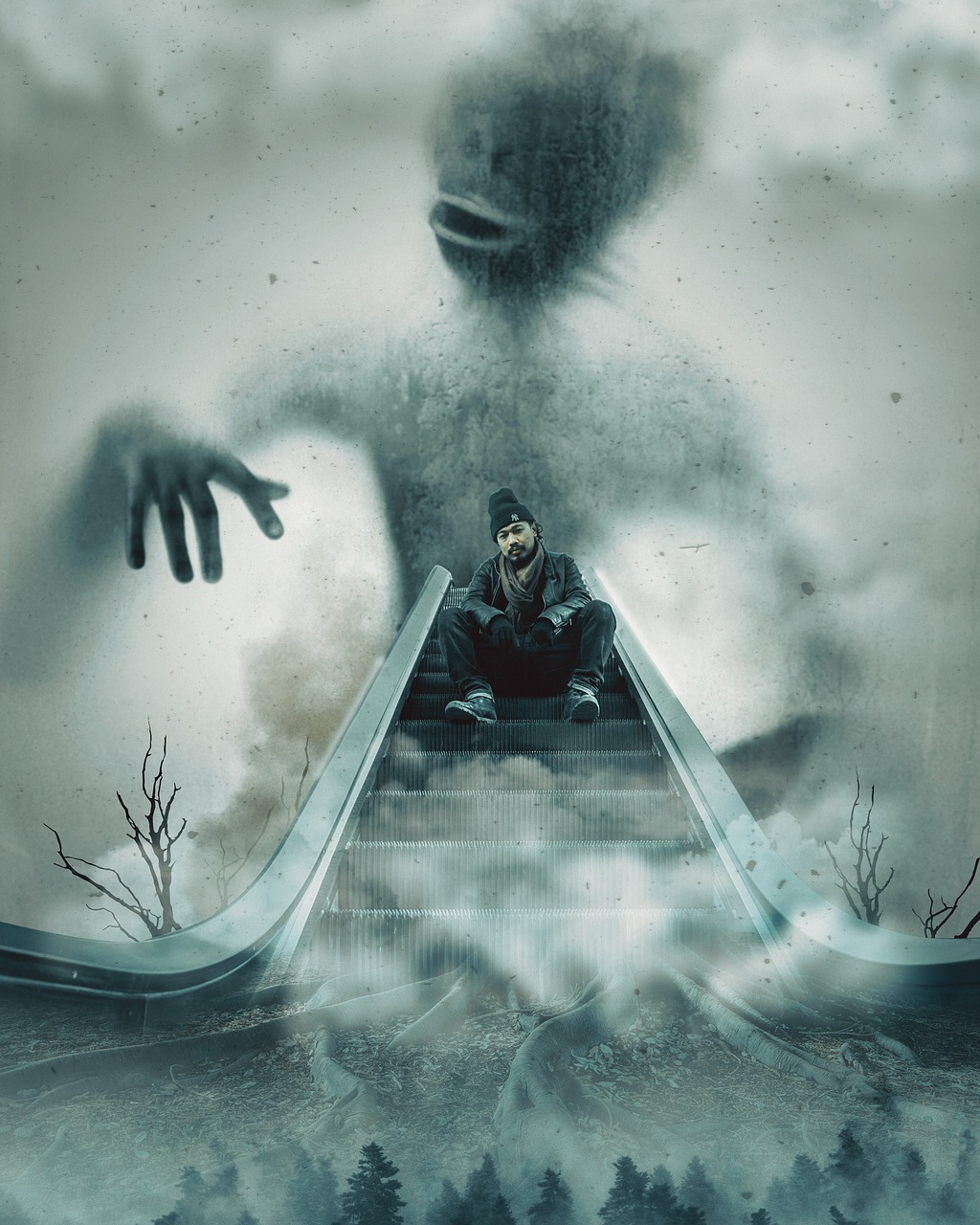 scary  photo manipulation  horror free photo