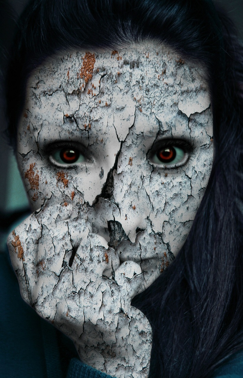 scary woman evil free photo