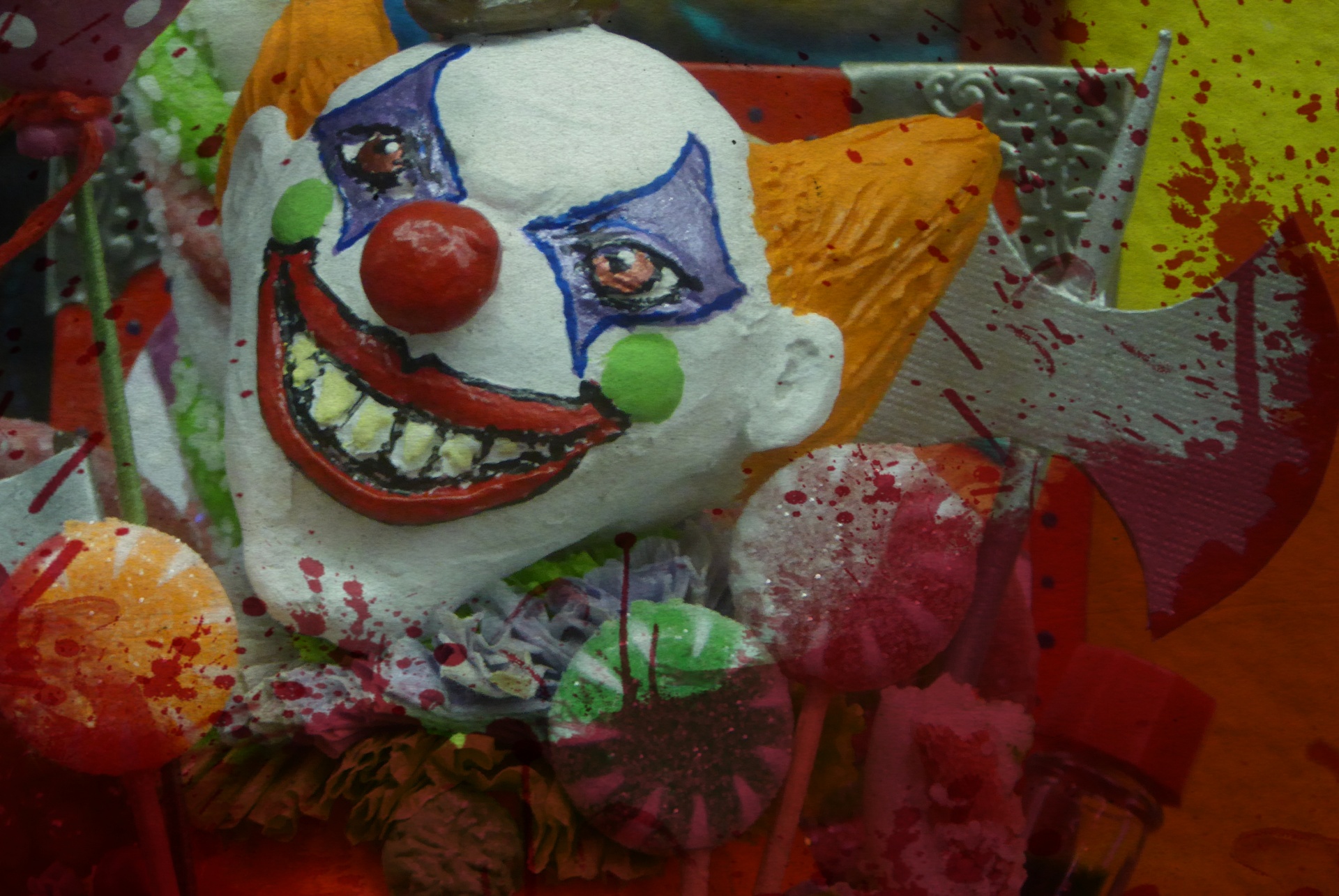 halloween clown clown face free photo