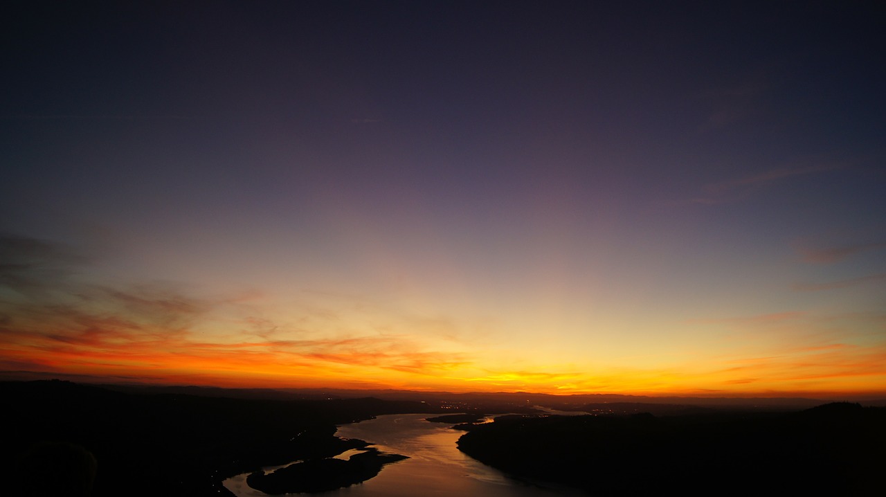 scenery summer sunset free photo