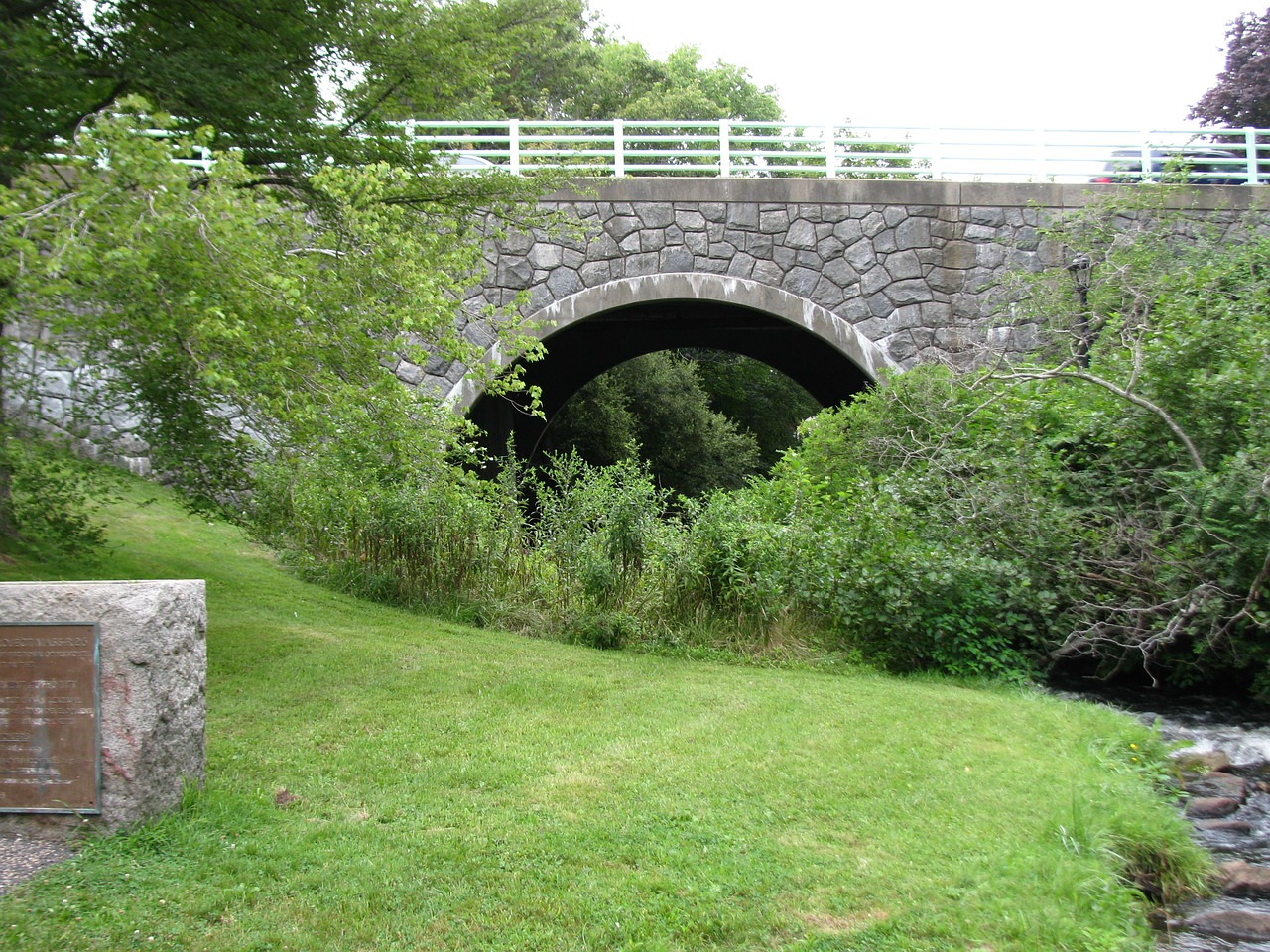 scenic bridge stone bridge free photo