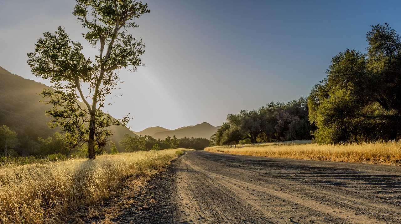 scenic landscape road free photo