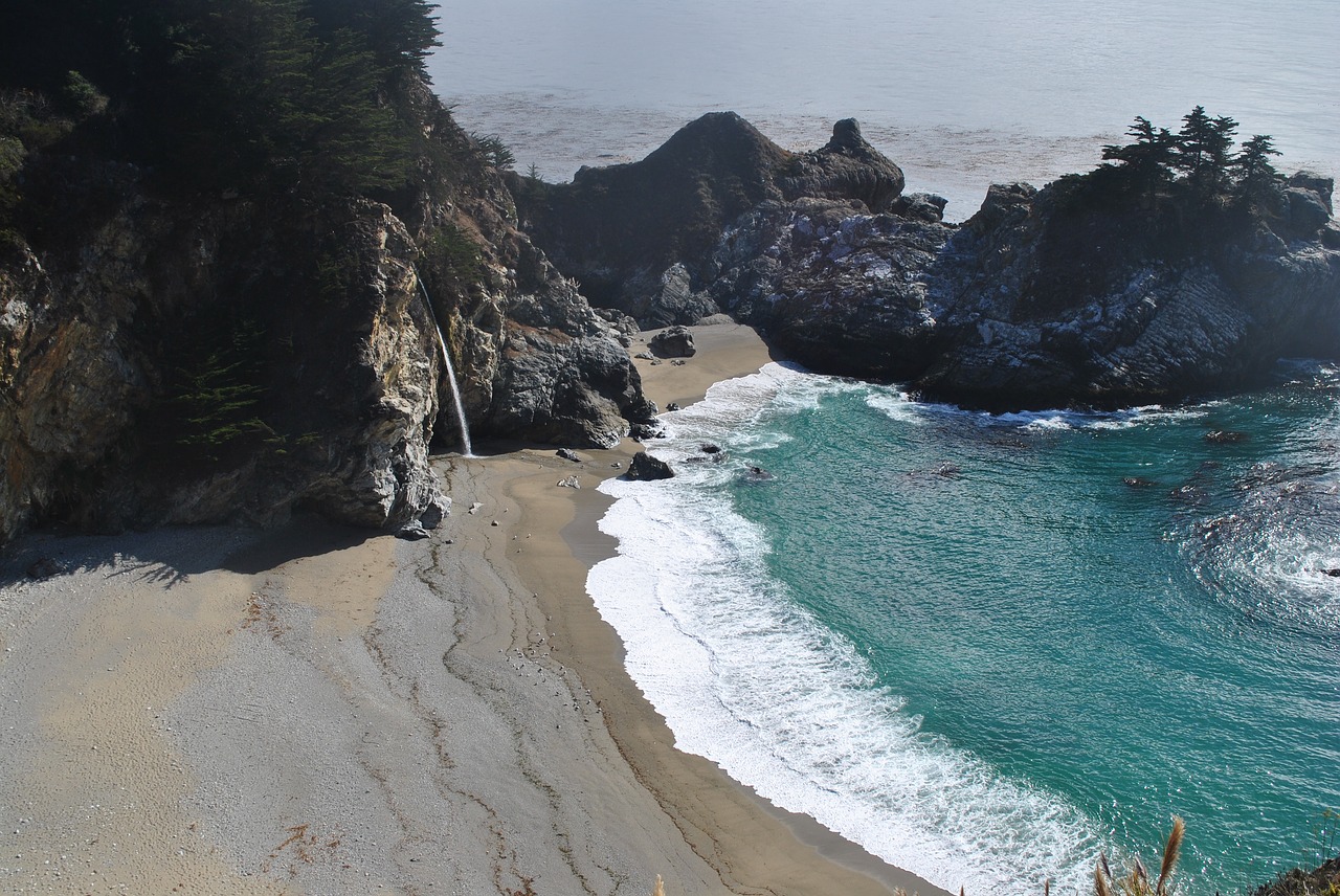 scenic beach ocean free photo