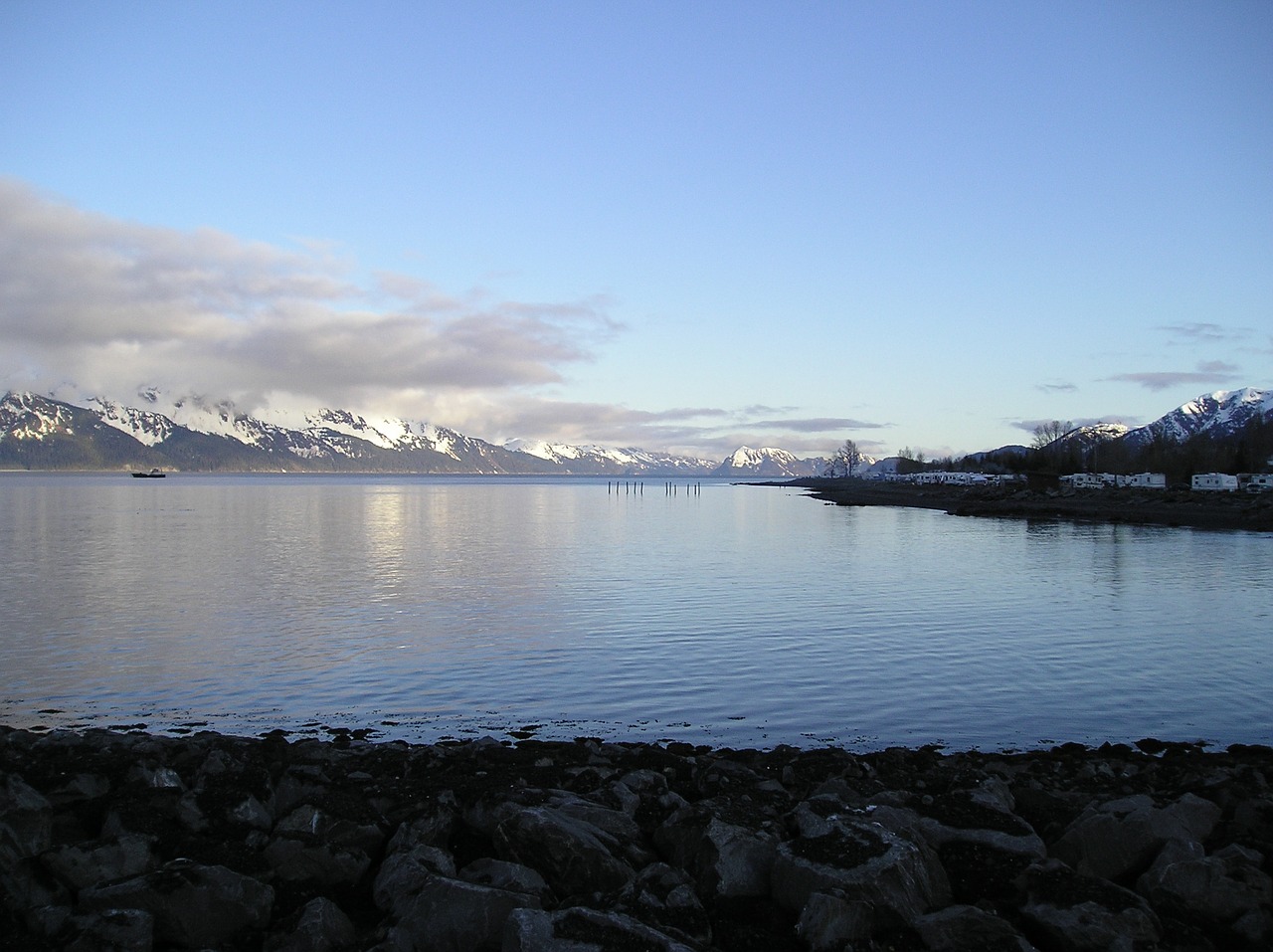 scenic alaska bay free photo