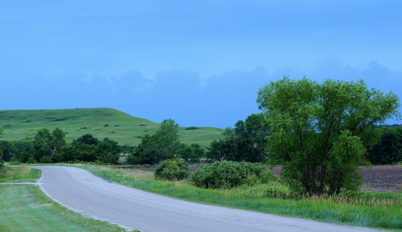 scenic  byway  country road free photo