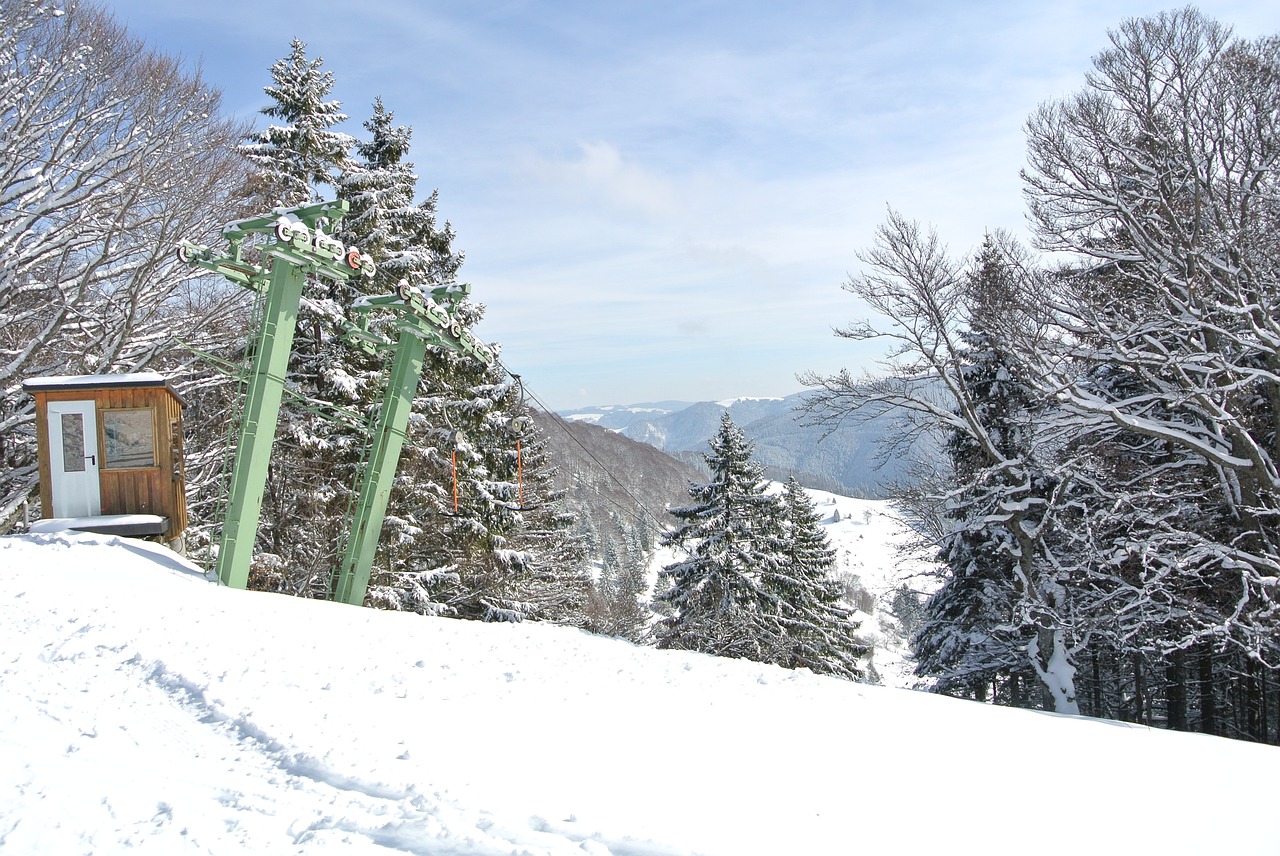 schauinsland snow ski lift free photo