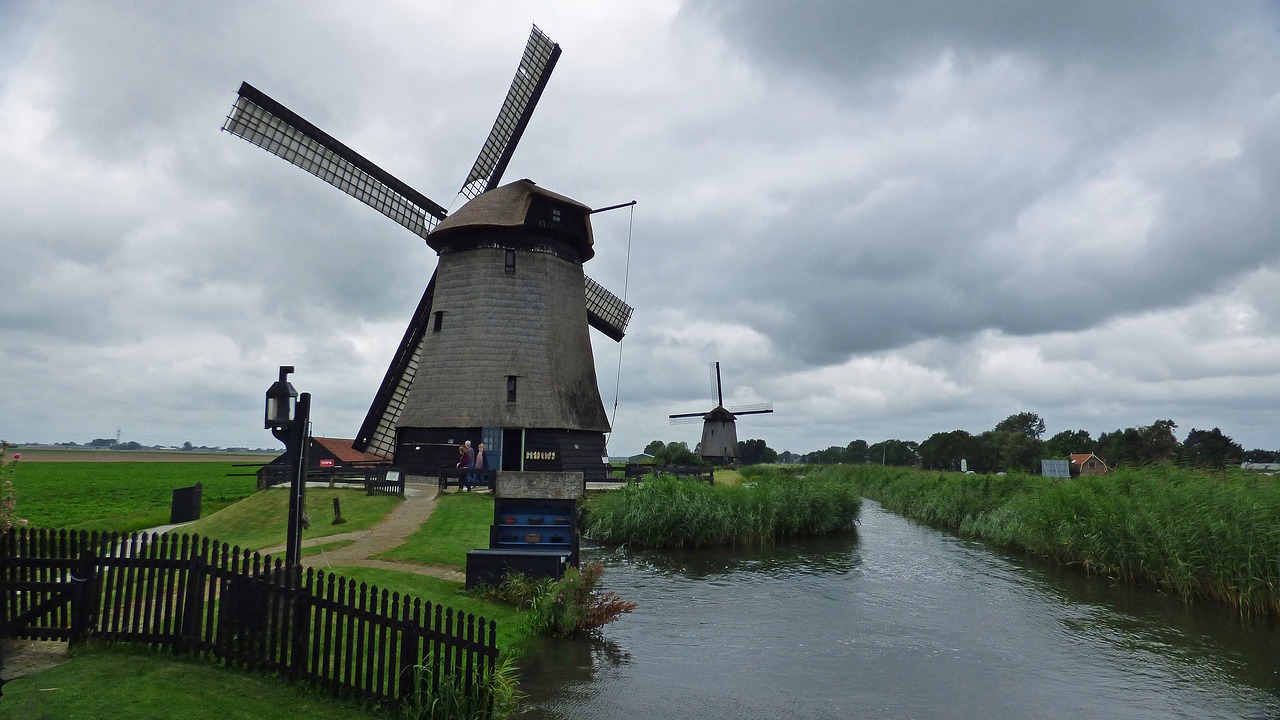 schermerhorn netherlands windmill free photo